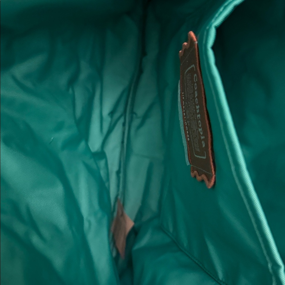 Coach green Quilted Tote Bag - Picture 6 of 8